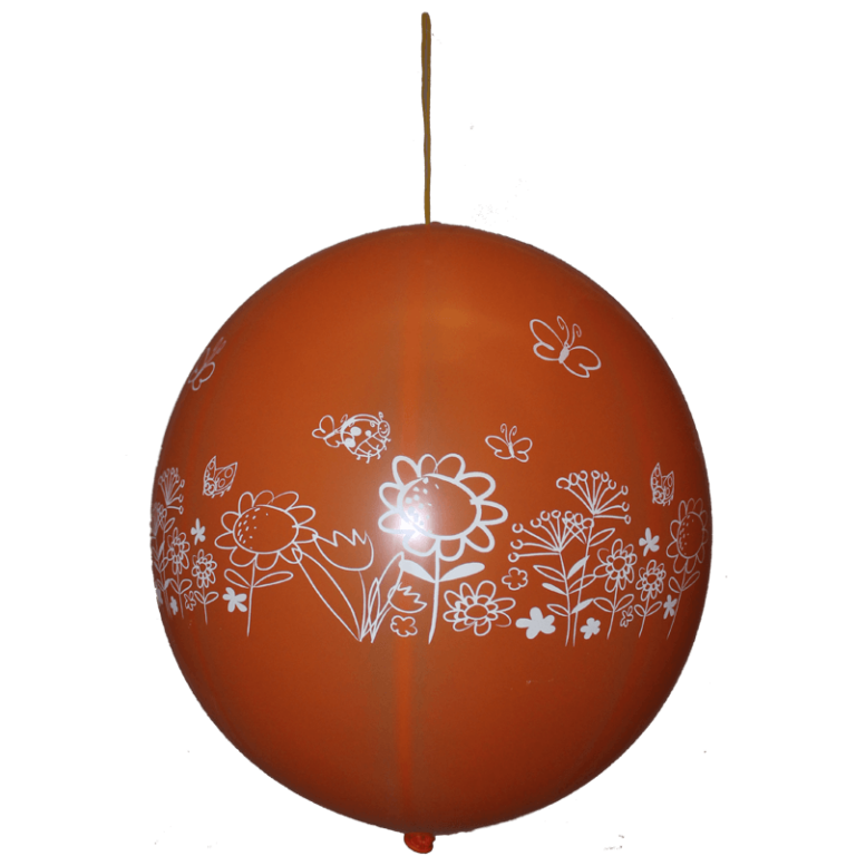 BWS Rundballon | 16&amp;quot; Punch-Ball | Gedeckt | Flowers &amp; Butterflies | 3 ...