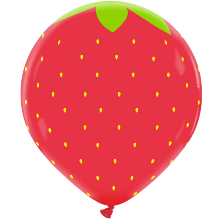 BelBal Rundballon | 24&amp;quot; Gedeckt Rot | Strawberry - AirFX Balloons